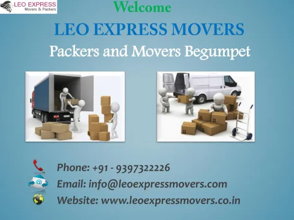 Packers and Movers Begumpet
