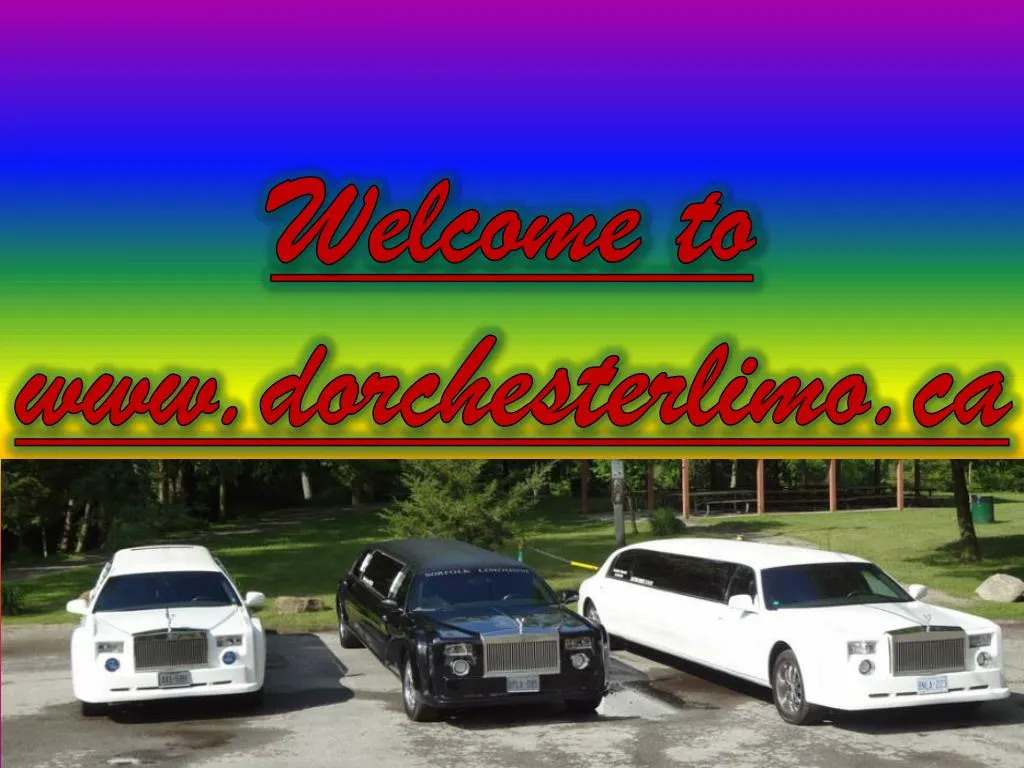 welcome to www dorchesterlimo ca