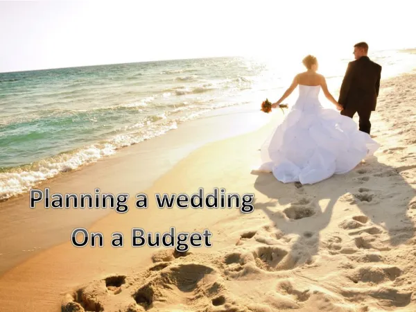 Planning A Wedding On A Budget