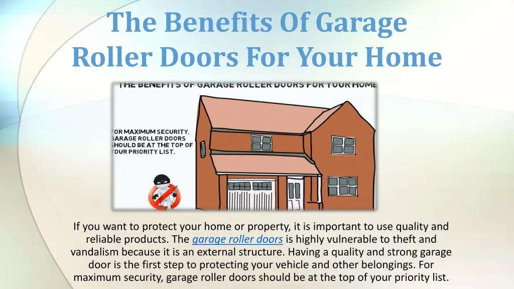 the benefits of garage roller doors for your home