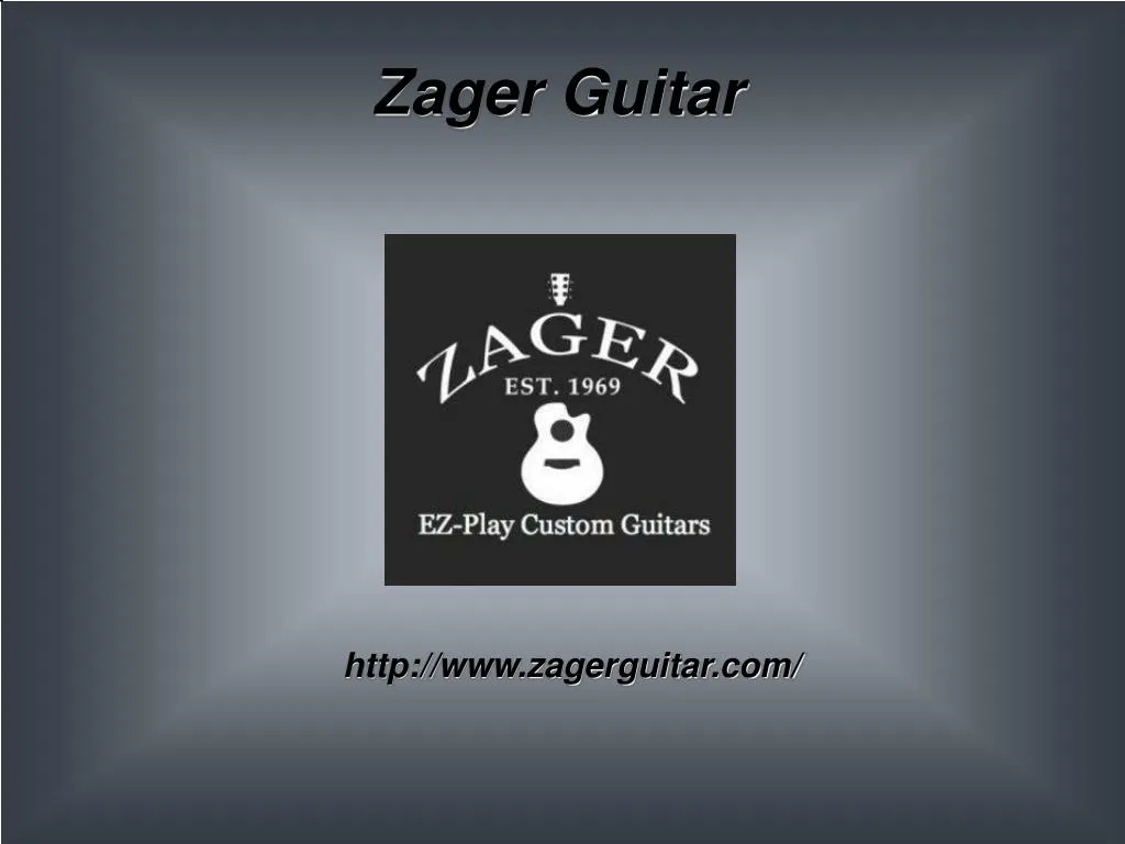 zager guitar