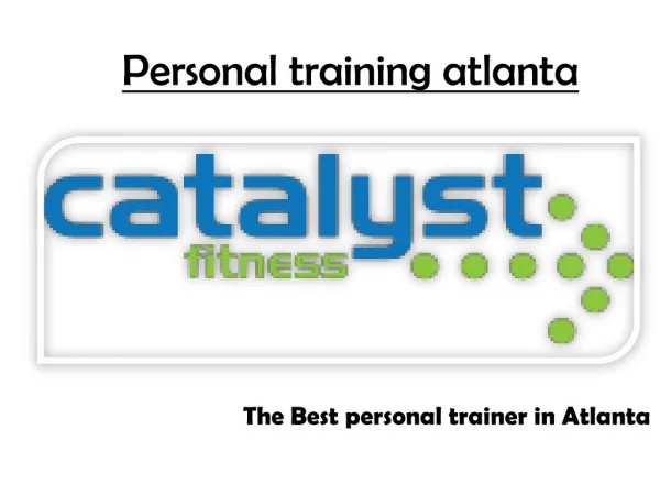 personal trainer Atlanta