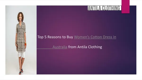 Online Women Clothing Australia