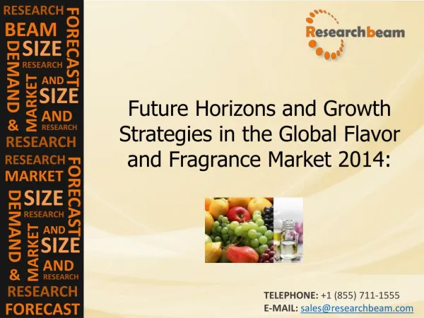 Global Flavor and Fragrance Market 2014