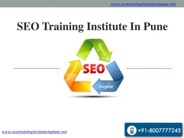 SEO Training Institute in Pune,Digital Marketing Classes & C