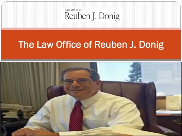 The Law Office of Reuben J. Donig