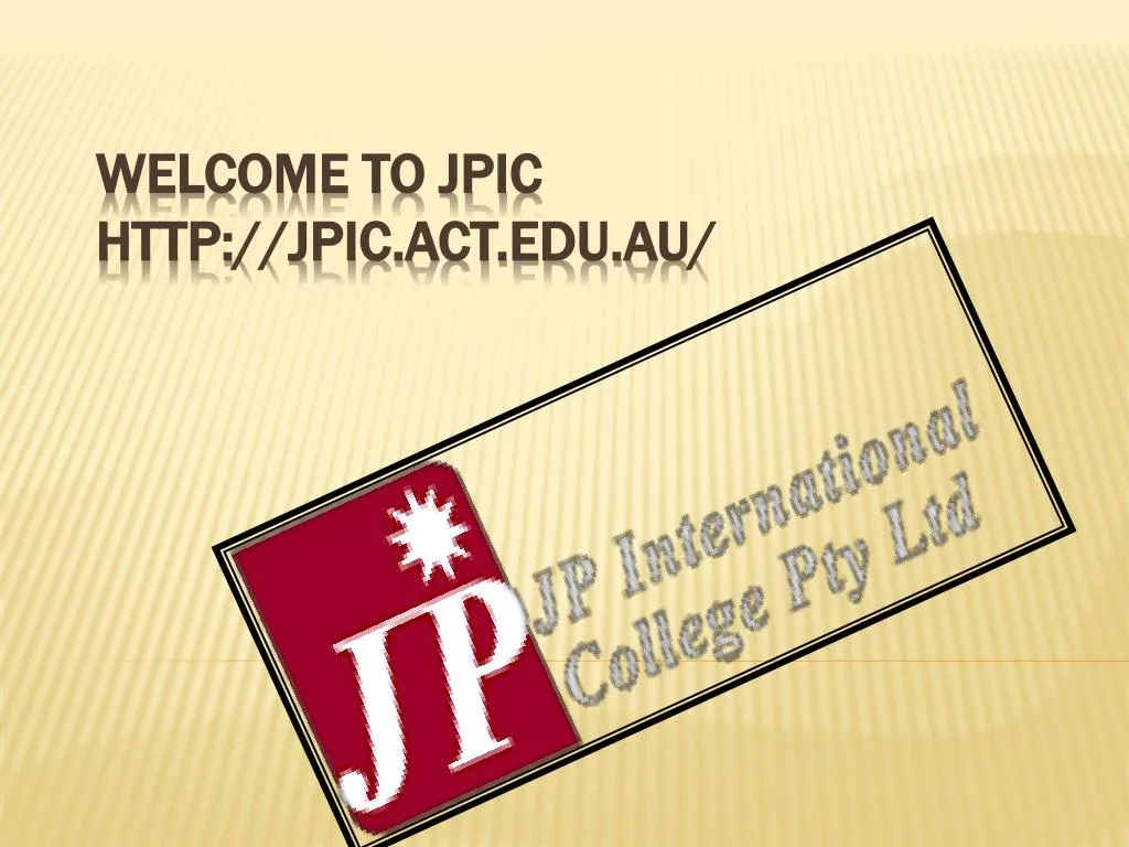 welcome to jpic http jpic act edu au