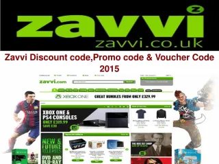 Zavvi Discount code,Promo code & Voucher Code 2015 - slide 1