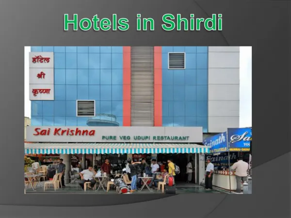 Hotels in Shirdi