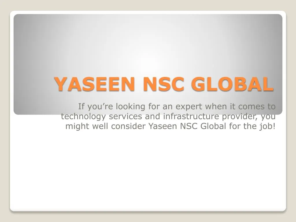 yaseen nsc global