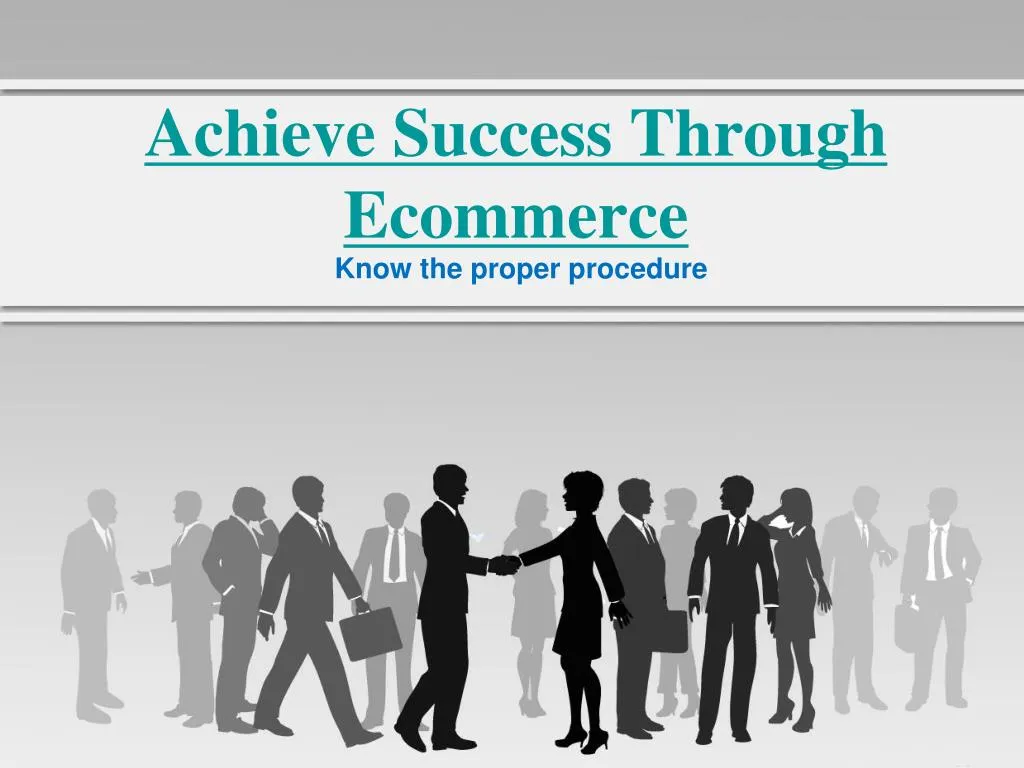 achieve success through ecommerce