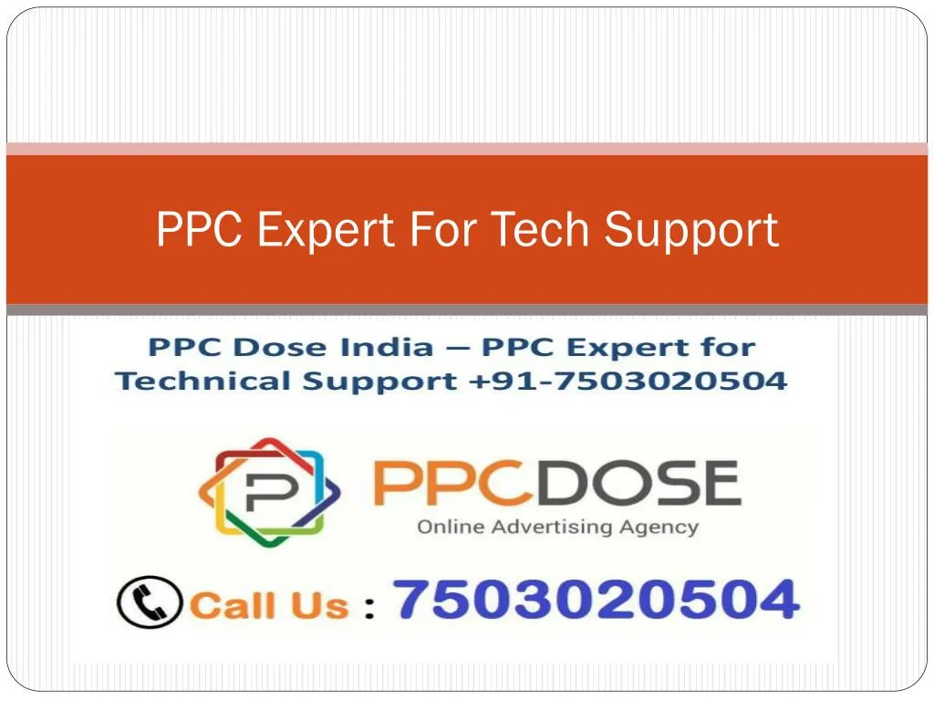 ppc expert for tech support