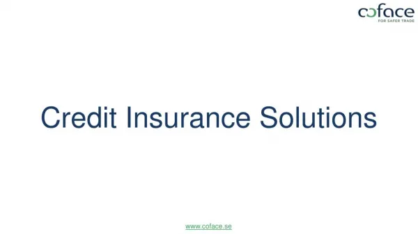 Credit Insurance Solutions