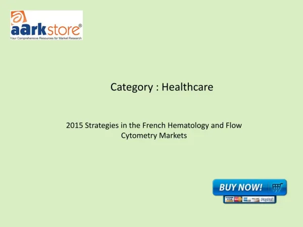 2015 Strategies in the French Hematology