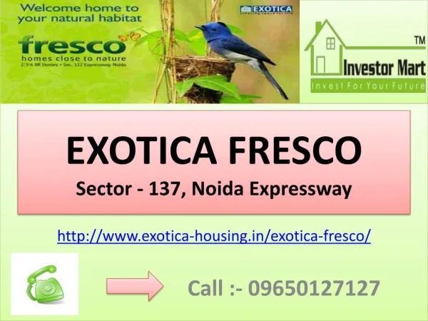 Exotica Fresco Sector-137 Residential Apartments