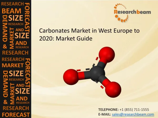 Carbonates Market in West Europe to 2020: Market Size