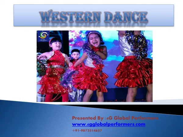 PPT on Western Dance