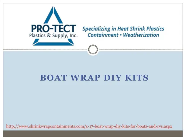 Boat Wrap DIY Kits by Pro-Tect Plastics and Supply