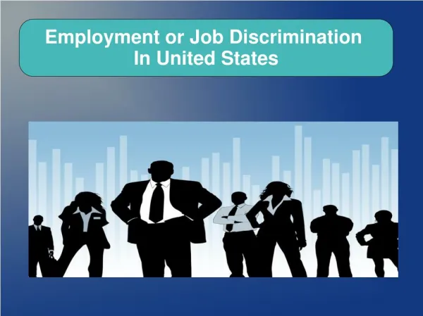 Job or Employment Discrimination law in the United States.