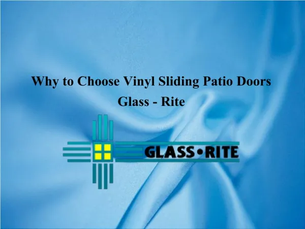 Why to Choose Vinyl Sliding Patio Doors