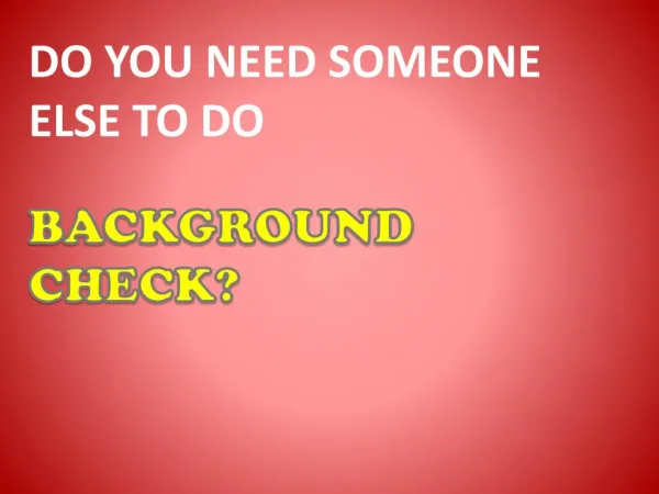 Find People with Background Check Software