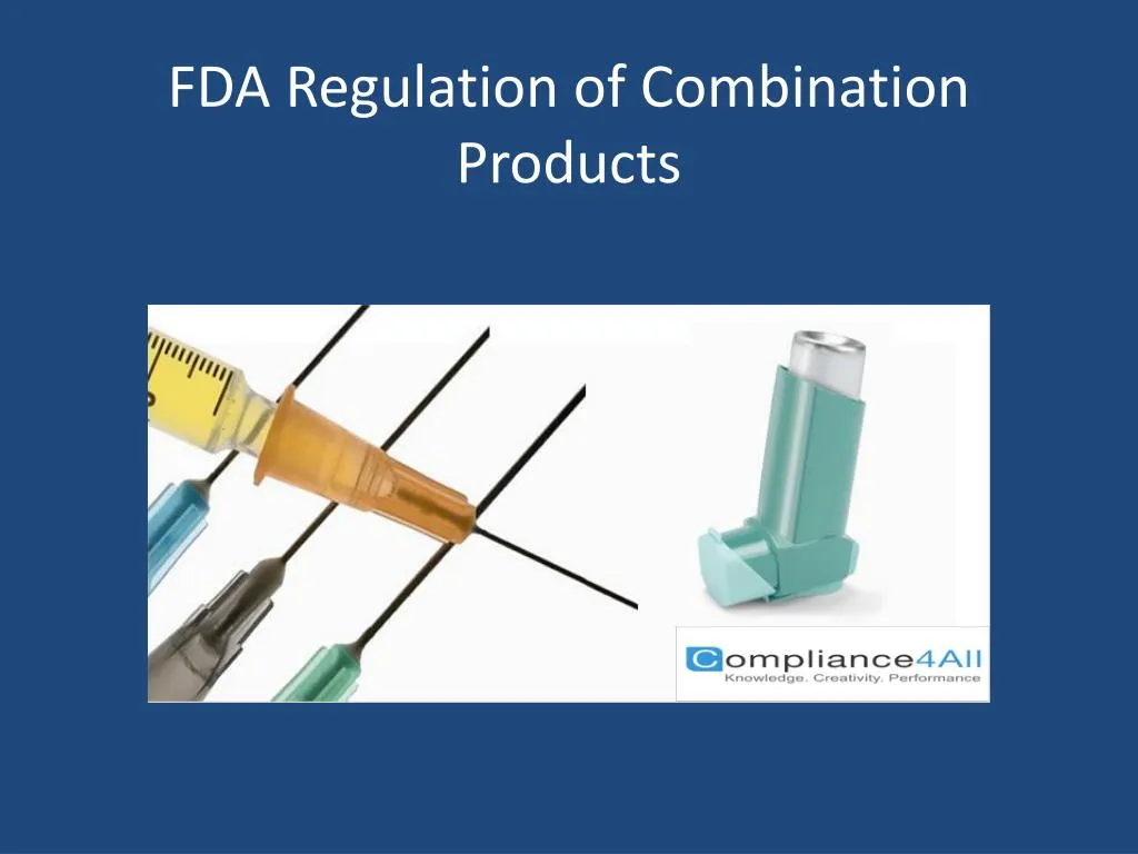 fda regulation of combination products