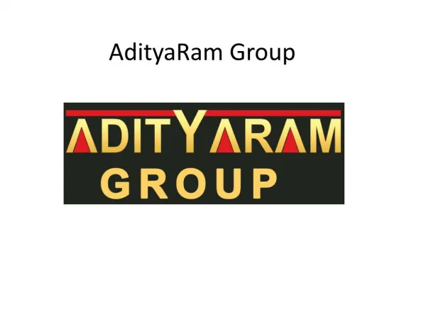 Adityaram Group | Adityaram Group In Chennai
