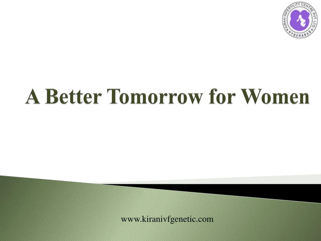 a better tomorrow for women