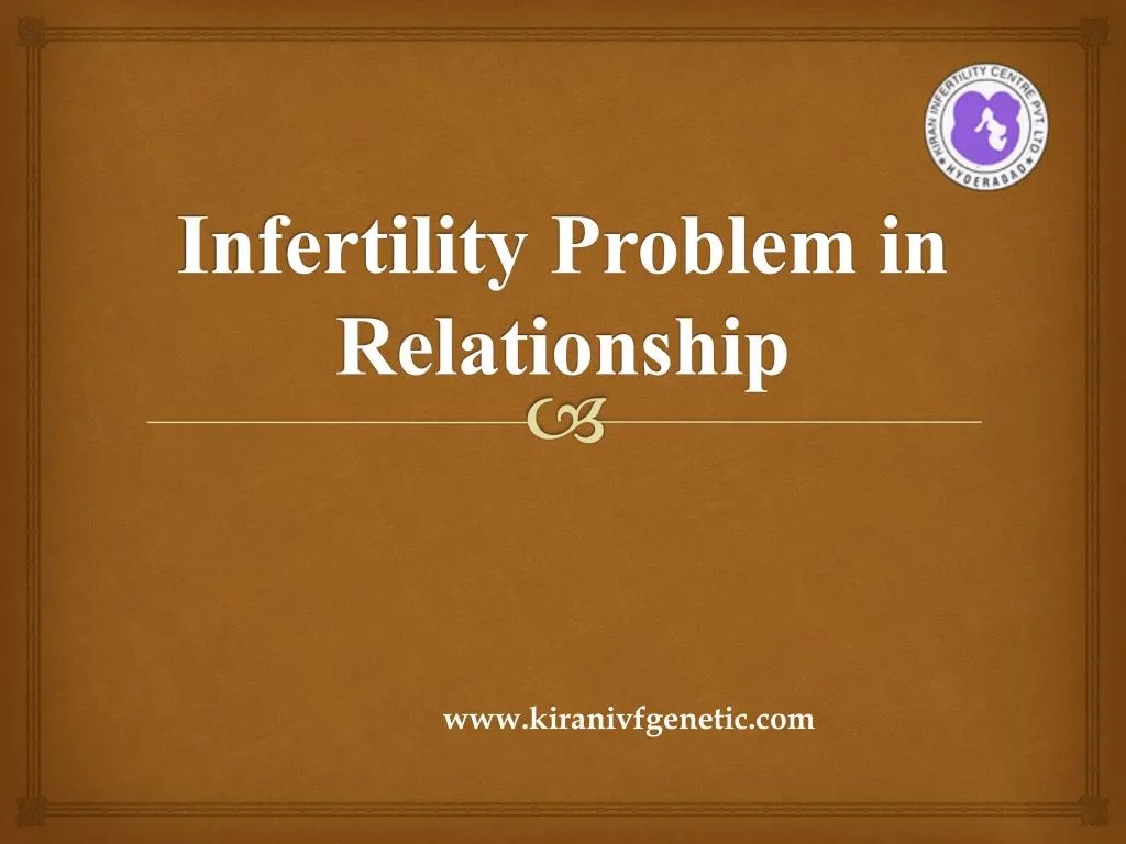 infertility problem in relationship