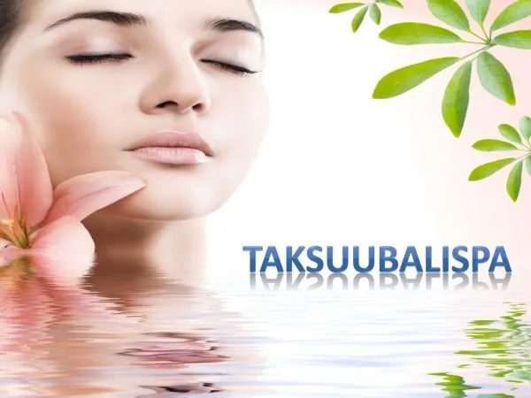 Spa Services and Treatments-Taksuubalispa