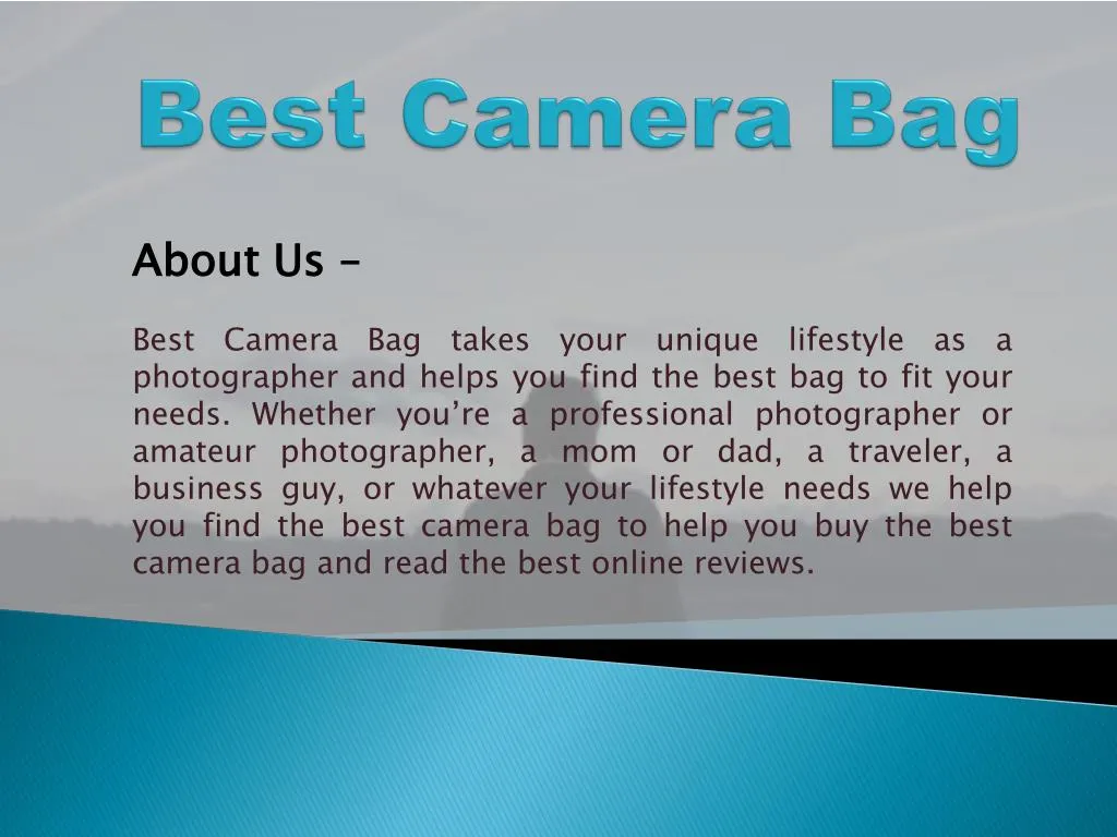 best camera bag