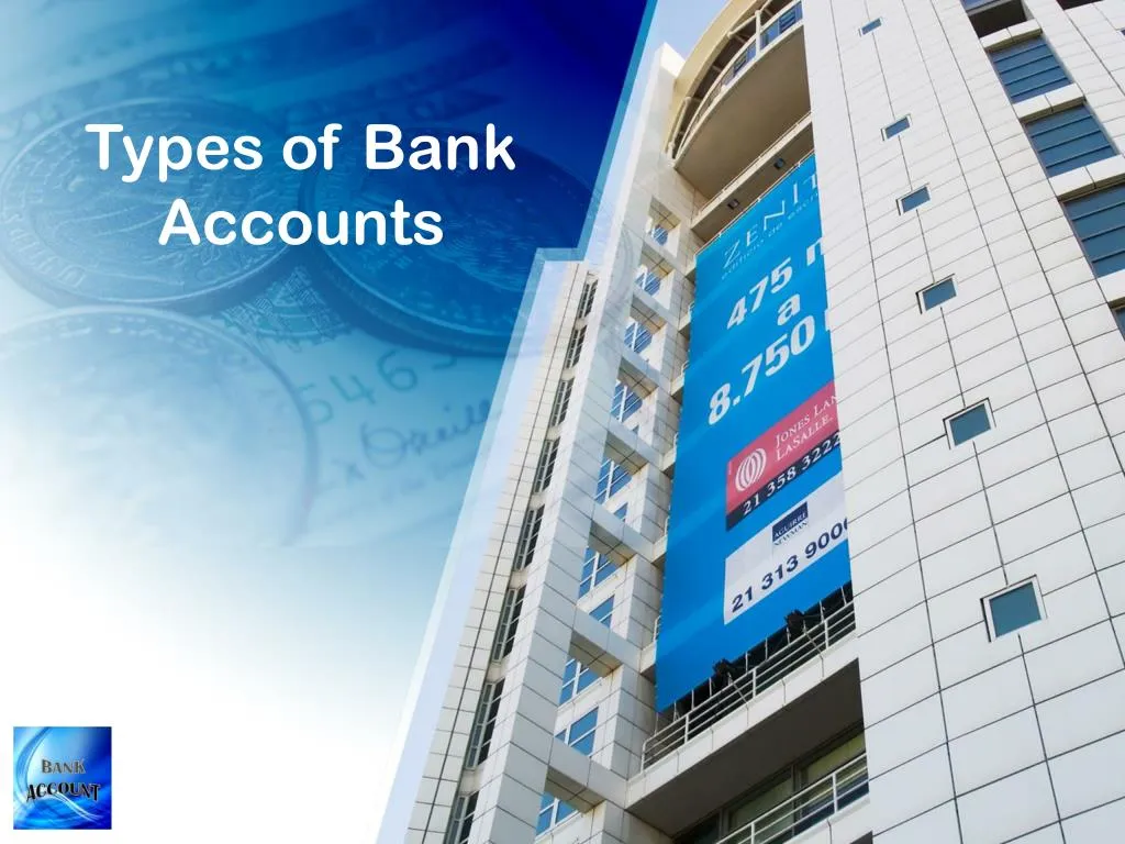types of bank accounts