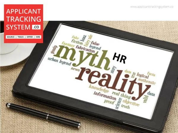 HR-Myth Vs Reality
