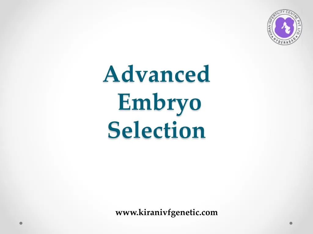 advanced embryo selection