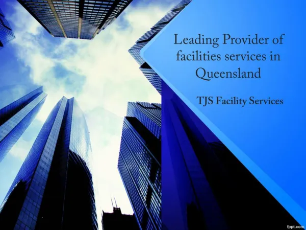 Leading Provider of facilities services in Queensland