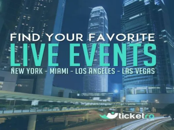 Find Upcoming Local Events and Buy & Sell Tickets Online