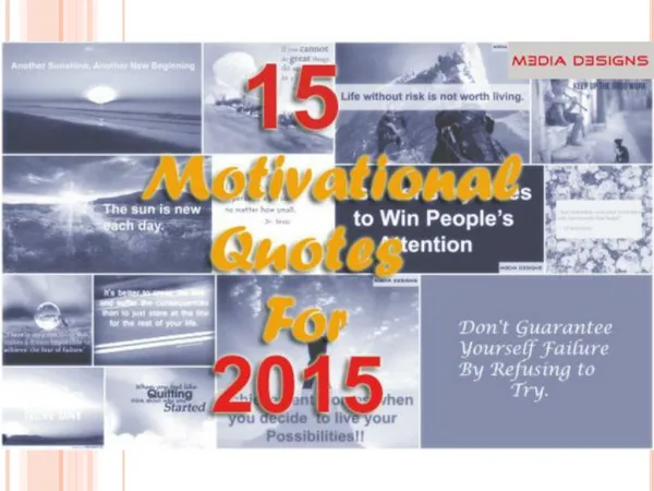15 Motivational Quotes For 2015 by Media Designs