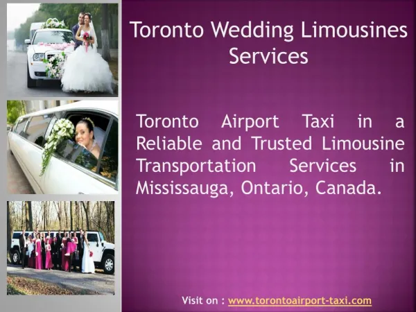 Wedding limousines service