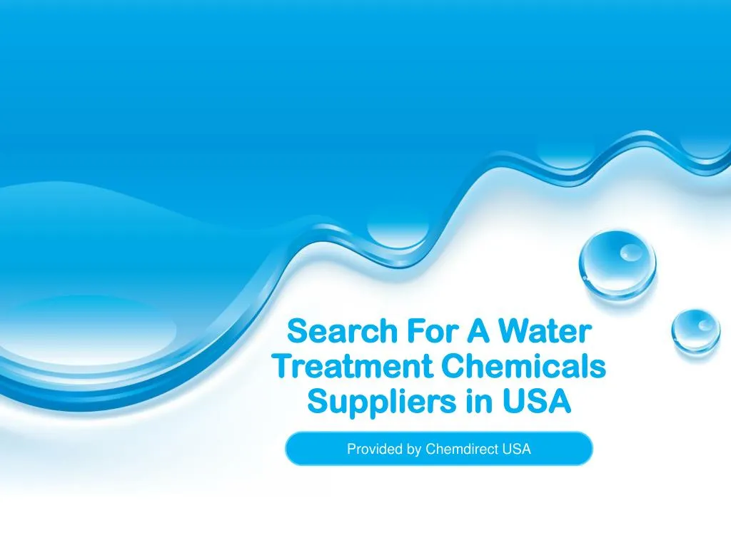 search f or a water t reatment c hemicals s uppliers in usa