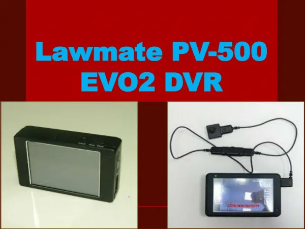 Lawmate PV-500 EVO2 DVR