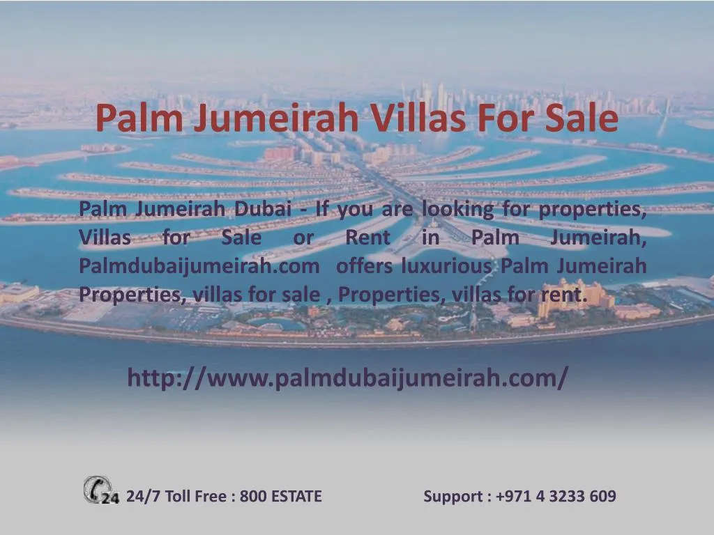 palm jumeirah villas for sale