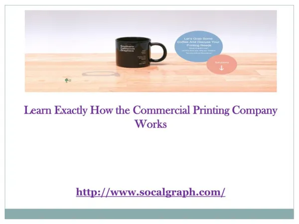 Learn Exactly How the Commercial Printing Company Works