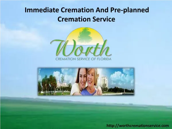 Immediate Cremation And Pre-planned Cremation Service