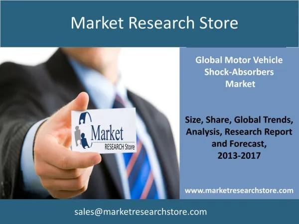 Global Market for Motor Vehicle Shock-Absorbers to 2017