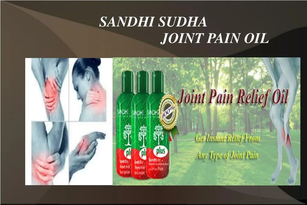 sandhi sudha joint pain oil