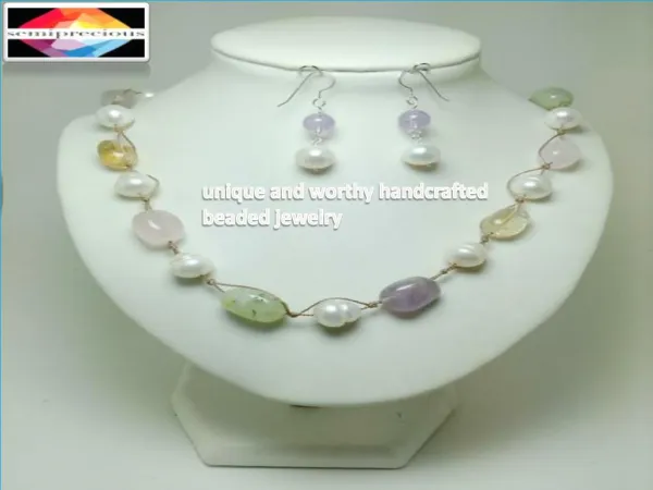 Buy unique and worthy handcrafted beaded jewelry from Semipr