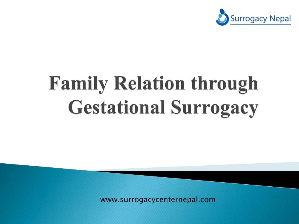 family relation through gestational surrogacy
