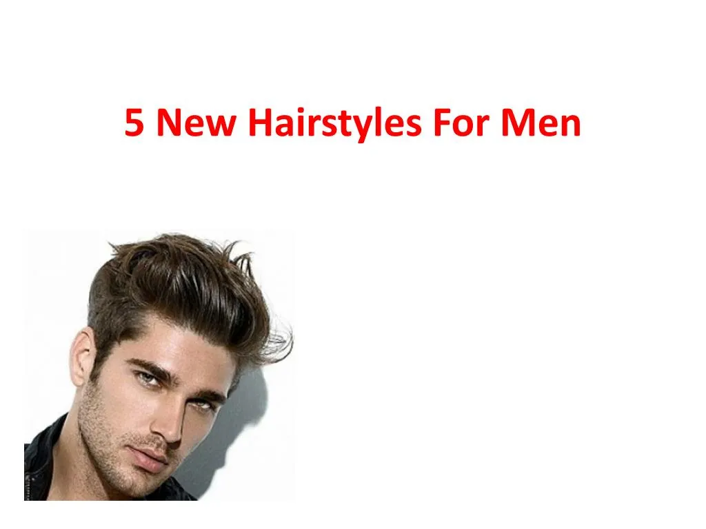 5 new hairstyles for men