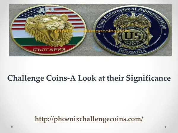 Challenge Coins-A Look at their Significance