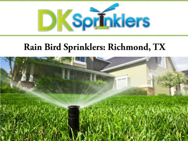 Rain Bird Sprinklers: Richmond, TX